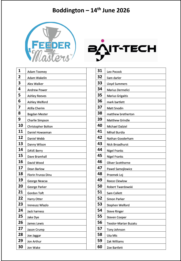 Q14 Boddington 14th June 2026